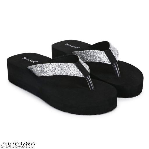 TwoSoft Women's Slippers /Daily use stylish slippers/flipflop/flats Slipper for Women & Girls /Doctor Ortho Slipper