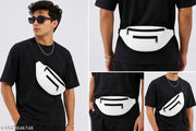 Premium leather  Waist bag & Sling bag  For Men or Women \white or pink