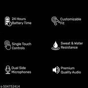 Tws Earbud Pro, Black AirPro, Wireless Bluetooth, Headphones Earbuds With Best Quality Wireless Bluetooth Headphones & Earphones Touch HD Mic