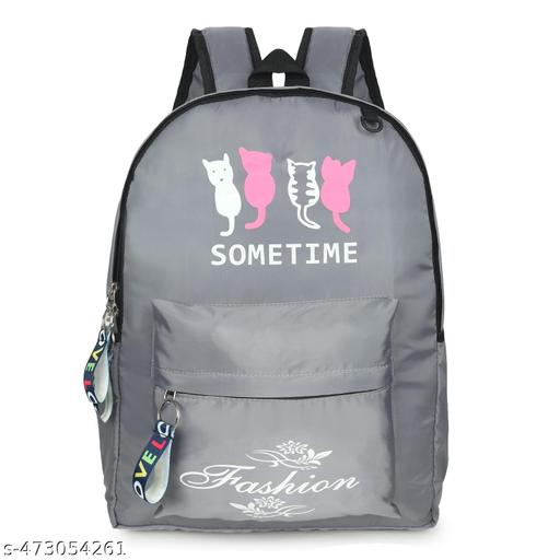 Backpack School Bag For Travel With Bottle Compartment | Trendy Water Resistant High Storage Bag For Men & Women | Boys & Girls Laptop Printed Backpack For College Gift
