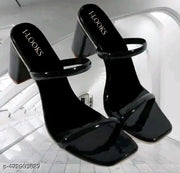 Patent Leather Flat Sandals
