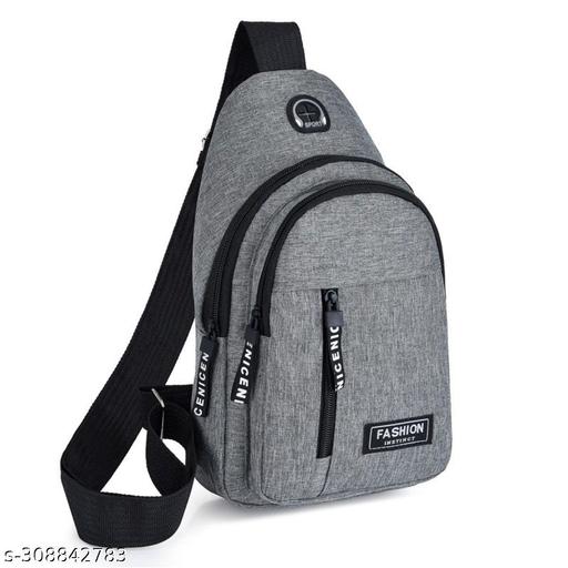 MOMISY Sling Chest Bag For Men Waterproof Sling Backpack Bag Cross body Bag for Travel | Hiking | Jogging | Gym | Picnic & Daily Use