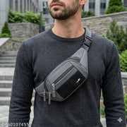 Waist Bag fanny pack bum bag travel passport holder chest bag phone holder Waist Bag fanny pack bum bag travel passport holder chest bag phone holder (Black)