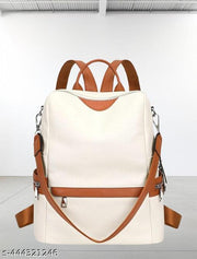 Bohobuzz Backpack Purse for Women Convertible Travel Vintage PU Leather Bag(Backpack,bag,backpack for women women bag fashion,stylish)