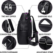 Muchova Trending Back Pack For Girls School Bag Medium Size Daily Use Backpack Anti Theft Backpack For Ladies(Backpack for women casual school college backpack latest design bag for girls)