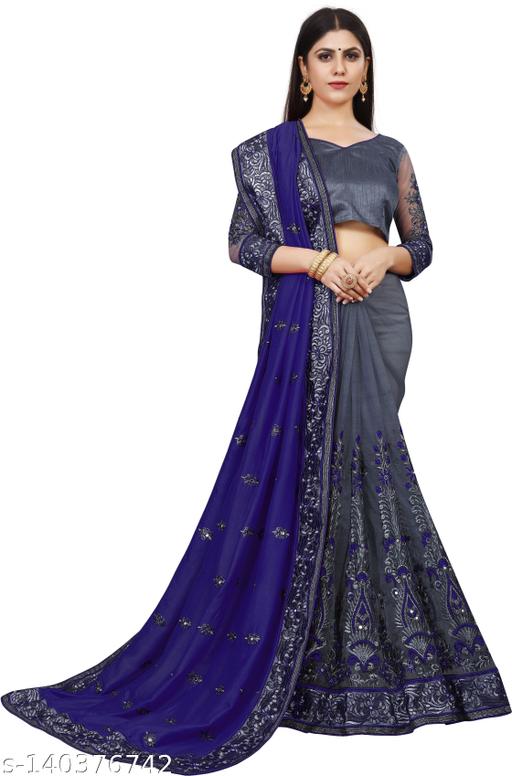 Embroidered Fashion Art Silk, Net Saree