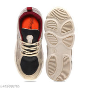 Asian VISION-02cBEIGEBLK Sneakers Shoes for Kids