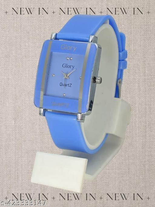 Best Quality Flower Designer Attractive Leather Belt Analog Watches for Women