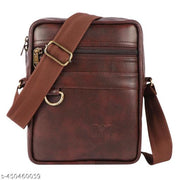 Sling Bag for Men Crossbody Slim Chest Bag for Men for Upto 8-inch iPad Small Shoulder Side Bag with Earphone Port Water-resistant Mobile Bag Passport Bag for Travel