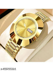 Boy's Analog Watch Golden Color