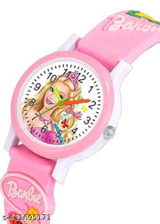 Butterfly Analog Dial and Black Digital LED Display Kids Digital Day Date Watch for Girl's & Women's Watches