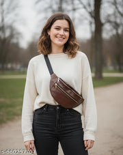 Waist Bag Large Crossbody Fanny Pack for Men & Women Waist Bag