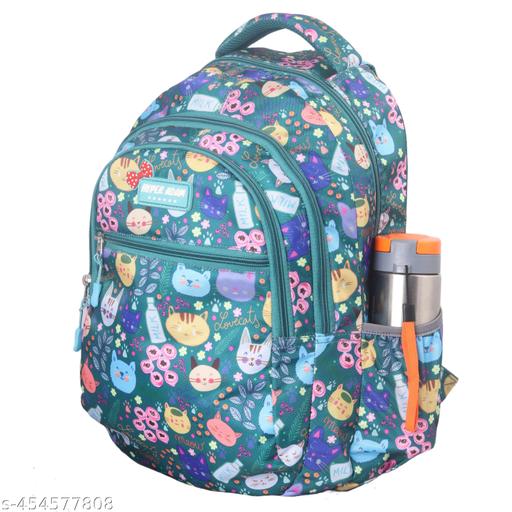 Hyper Adam for Girls College Backpack Coaching , Tuition Waterproof School Bag (Green, 28 L)
