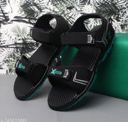 XDOX Men Black Sandal Corstyle Casual Multipurpose Fancy Trendy Stylish Comfortable Sporty Look Sandals.