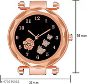 Unique New Stylish Pink women Collection classic Designer Leather belt Charming Look Quartz Analog Ladies Girls Watches watch for women