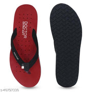 DOCTOR EXTRA SOFT Maroon-OR-D-19 Women's Orthopaedic Diabetic Comfort Daily Use Slippers & Flipflops