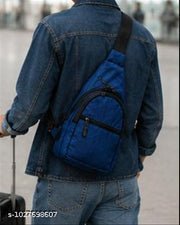 Premium Blue Crossbody Sling Bag for Men & Women