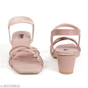 Stylish Trendy Block Heel sandals for women| Synthetic Casual Slipper For Girls | Fashion Heels For Formal Occasions Casual Office Party-Wear