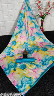 Best Silk Printed Sareee