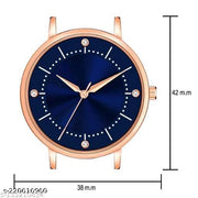 Attractive Flower Design Leather Belt Analog Combo Watches for Womens & Girls