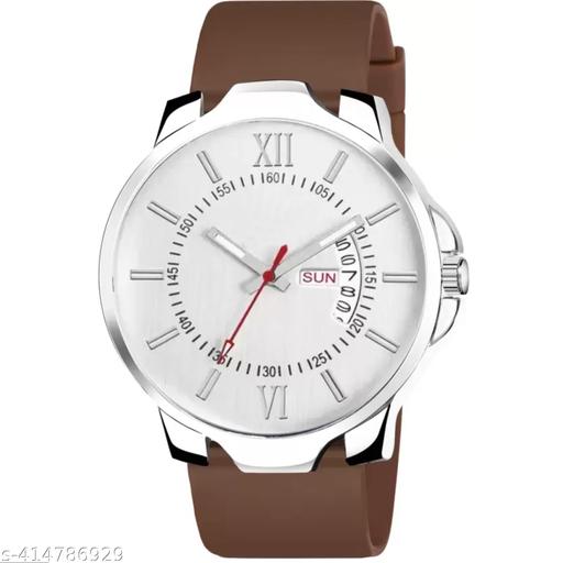 3K White DD PVC Silicone New Looking Analog Watch For Mens  Boys