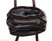 Brown Artificial Vegan leather Office & daily use hand bags,  women handbag, Women bags, Ladies bag, ladies purse