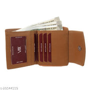 Wildauk 
Women Beige Artificial Leather Wallet  (5 Card Slots)
