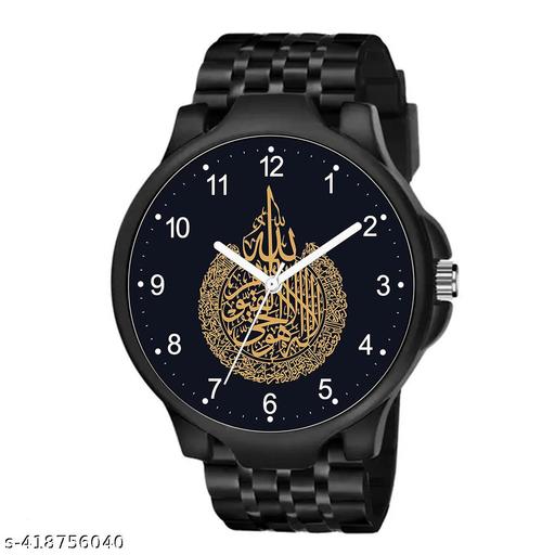 KINGLAND black Silicon Belt Watch For boys,Men