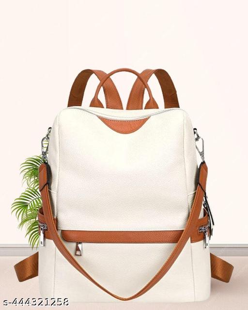 Bohobuzz Backpack Purse for Women Convertible Travel Vintage PU Leather Bag(Backpack,bag,backpack for women women bag fashion,stylish)