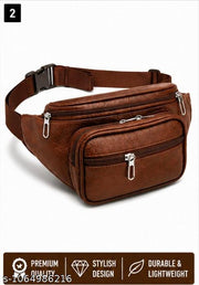 Men’s Premium Multi-Pocket Waist Bag | Crossbody Belt Bag | Travel & Daily Use
