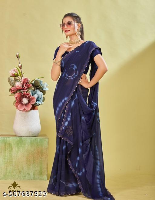 Georgette Printed Saree