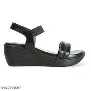 Kajmi Stylish New Trendy Striped Sandle For Women Cool Design Casual Fashion Extra Soft  Wedges Sandal For Women/Girl's/Female Ethnic Wear Wedges Sandal For Woman