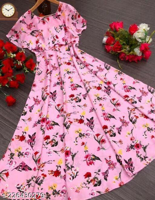 crepe kurtis