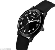 RUSTET  LD-BK0060-BLK Black Silicone Strap Men Analog Watch - For Men
