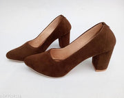 S K Enterprises Casual and Classy Woman Heel Fashion heel Pointe. Block. Heels.....