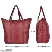 DNOTRO Shopping Bag|Folding Travel Bag|Polyester Shopping Bag for Grocery|Carrying Bag With Front Small Pocket| (Pack of 1)