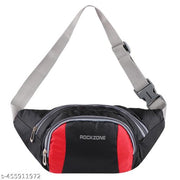 ROCKZONE Stylish Fanny for Unisex Cute Waist Bag Waterproof Travel Party Running Hiking Waist Bag