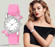 TRENDING BUTTERFLY DIAMOND GIRLS WOMEN BEAUTIFUL ANALOG WATCH COMBO |  Trendy Butterfly Diamond dial Latest Collection Women's & Girl's