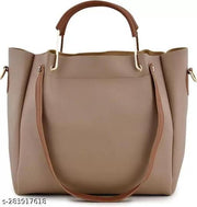 Hercraft Shoulder Pu-Leather Handbags for Women's. Combo Set of 4