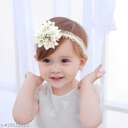 SYGA Baby Swan pattern Hairband & Shoes Set  Soft, Comfortable Fit for Ages 0-1 Years | Ideal for Newborns & Toddlers(Light Yellow)