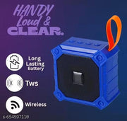 Bluetooth Wireless Speaker for DJ Party, Outdoor, Bedroom with Great Sound, Super Bass, Portable, Rechargeable Supports TF/USB/Pen Drive/AUX (Multi-Colour) PACK OF 1 Any one available colour will be dispatched कोई भी एक उपलब्ध रंग भेजा जाएगा