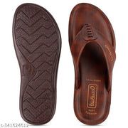 WALKAROO Men Flip-Flopz Daily Wear Soft Casual Chappal|casual footwear men| outdoor slippers for men|regular use  Slipper for men-WG5060 Brown