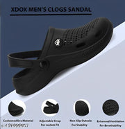 XDOX Kids Sole Classic Casual Clogs with Adjustable Back Strap | Comfortable & Light Weight, Anti Skid and Waterproof Casual and Stylish Clogs for Kids