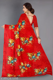 Print Daily Wear Georgette Saree