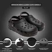 Bersache Extra Soft Classic Casual with  Regular wear with Ultra Soft & Flexibility Technology Clogs for Men's & Boy's-  (6094-Black)