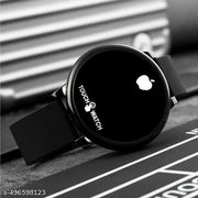 Black Colour Touch Sensor Green Led Light Digital Watch for Unisex Kids Girls n Boys,