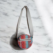Girls and Womens Multicolor Hemp Sling Bag