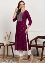 Women Georgette Printed Front Slit Kurta |Lace border/ dresses For Women | Party wear dresses| Gown for women | Long Gown for women | Ladies Gown \Anarkali Kurtis\Rayon Kurtis\Cotton Kurtis\Rayon Kurta Sets
