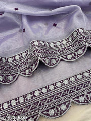 HEAVY NYLON EMBROIDERY SAREE