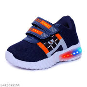 Prattle Foot Kids LED Light Up Shoes, Unisex Fashionable LED Sneakers , Shoes for Boys Girls, Casual Shoes for Kids, Outdoor/Sports/Running Shoes T-51Orange
